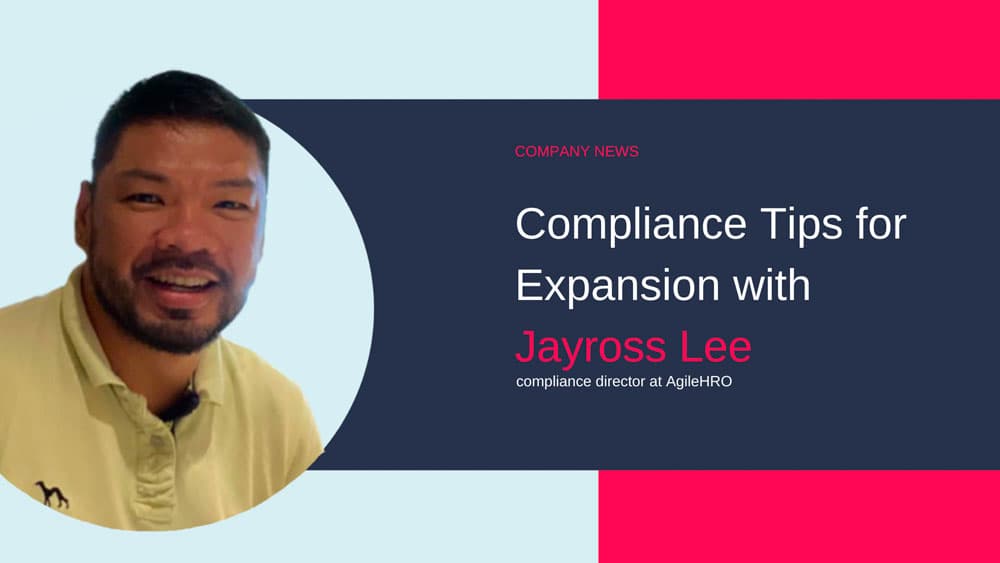 Compliance tips for expansion with Jayross Lee