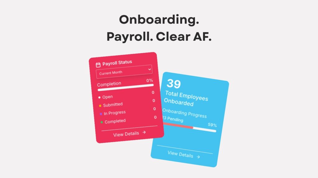 payroll and onboarding